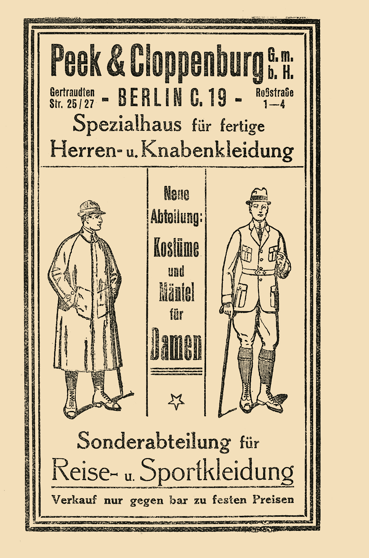 Travel & Sportswear | 1910