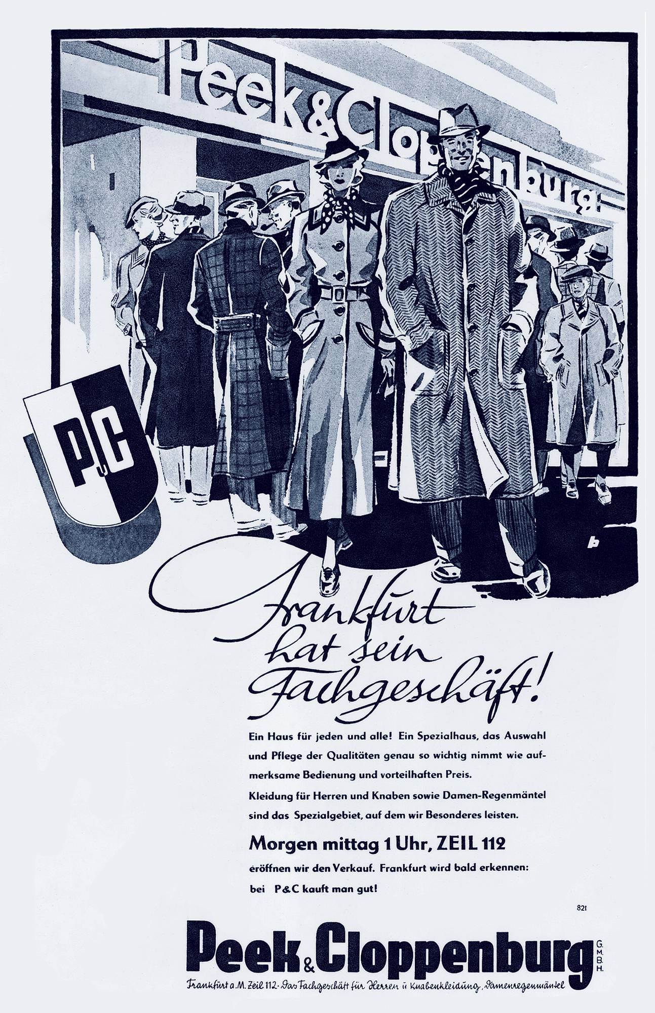 Advertisement Frankfurt | 1936
